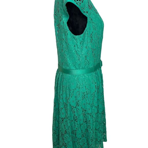 Jessica Howard Green Lace Dress size 16 - Picture 2 of 14